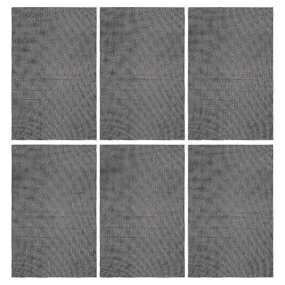 6Pcs Plastic Mesh Sheets for Cross Stitch Quilting and Yarn Crafting
