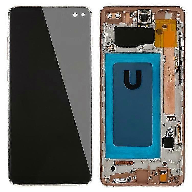 Samsung Galaxy S10 Plus G975 LCDスクリーンおよびデジタイザーアセンブリ+フレーム交換部品(TFTテクノロジー)に対応 (グレードC)