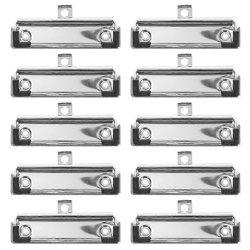 Zwischenablage Clips Hardware Metall Büro Briefpapier 3,9 x 1,2 x 0,4 Zoll Hält Dateien 10 Stück