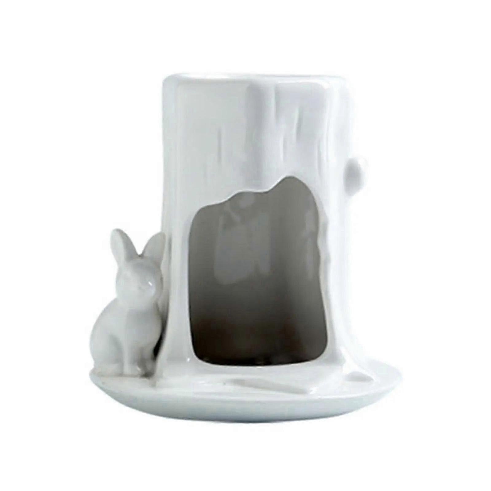 Ceramics Rabbit Scent Warmers for Reading Relaxation and Home Decoration Enjoy Evenlys Dispersed Fragrances
