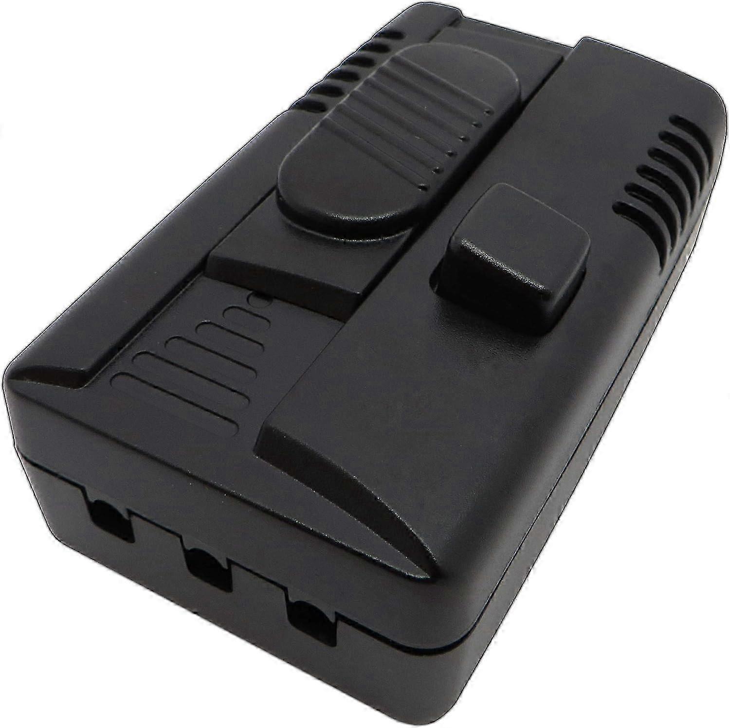 2pcs-LED רגל עמעם רגל 108x64x40mm, עם 2 יציאות: עמעם ומתג, ניתן לעמעום ללא שלב, עבור מנורות LED שקטות הניתנות לעמעום, בכבל בינוני