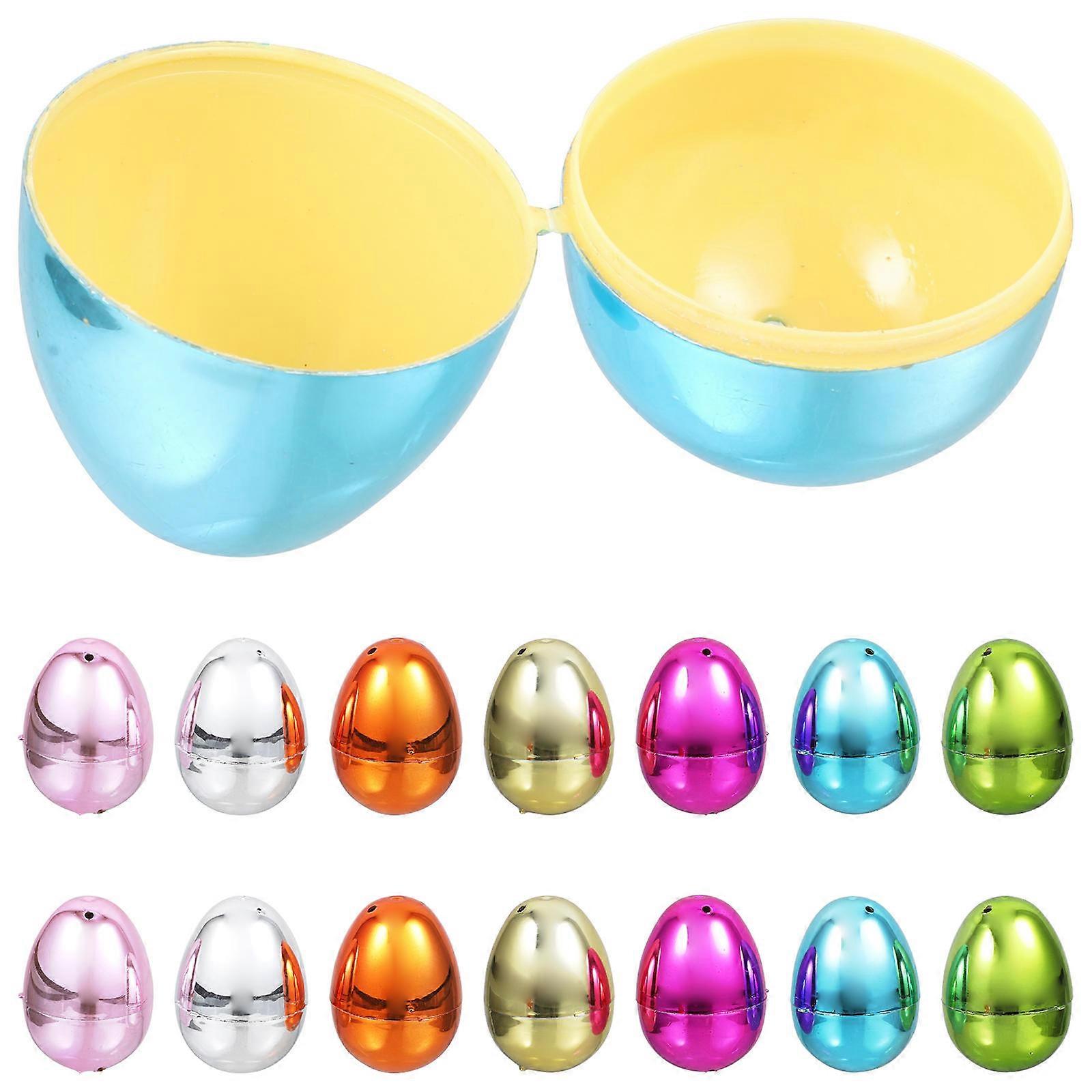 Egg Shaped Candy Box Easter Party Favor Boxes Plastic Decoration 20Pcs
