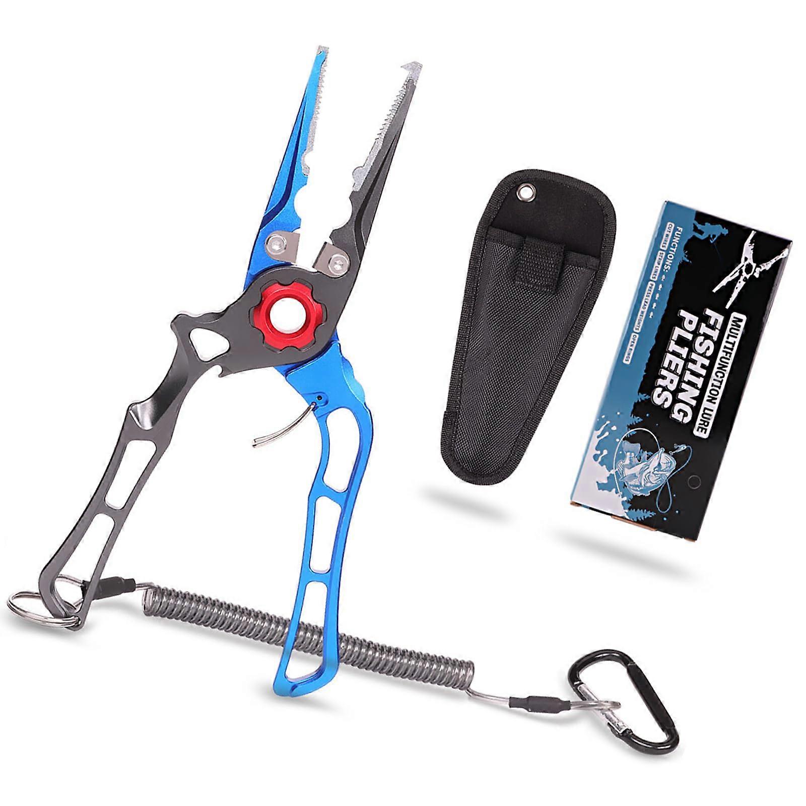 fish gripping pliers, multifunctional, for cutting, hook remover