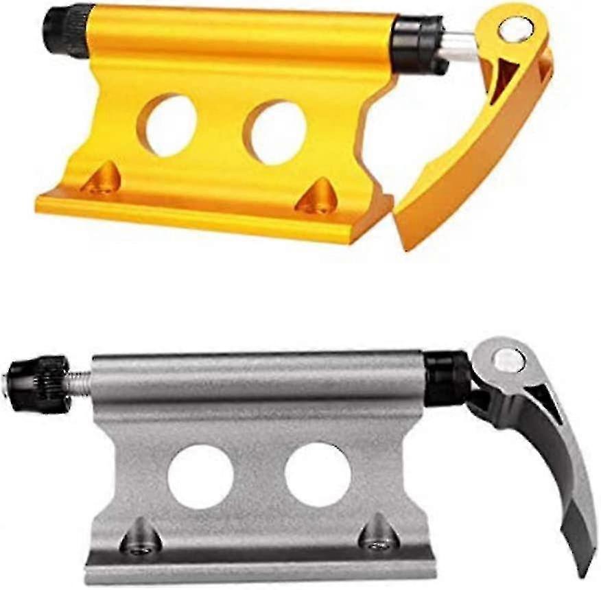 Bike Fork Bracket Truck Bed Roof Rack (2τμχ, Κίτρινο Σκούρο Τιτάνιο)