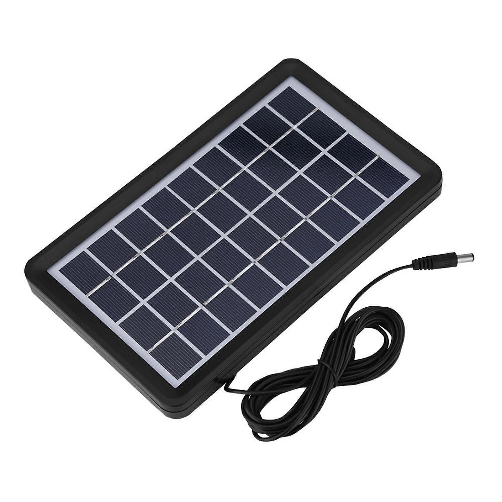9V 3W Waterproof Solar Panel, 93% Light Transmission, Polysilicon Solar Cell