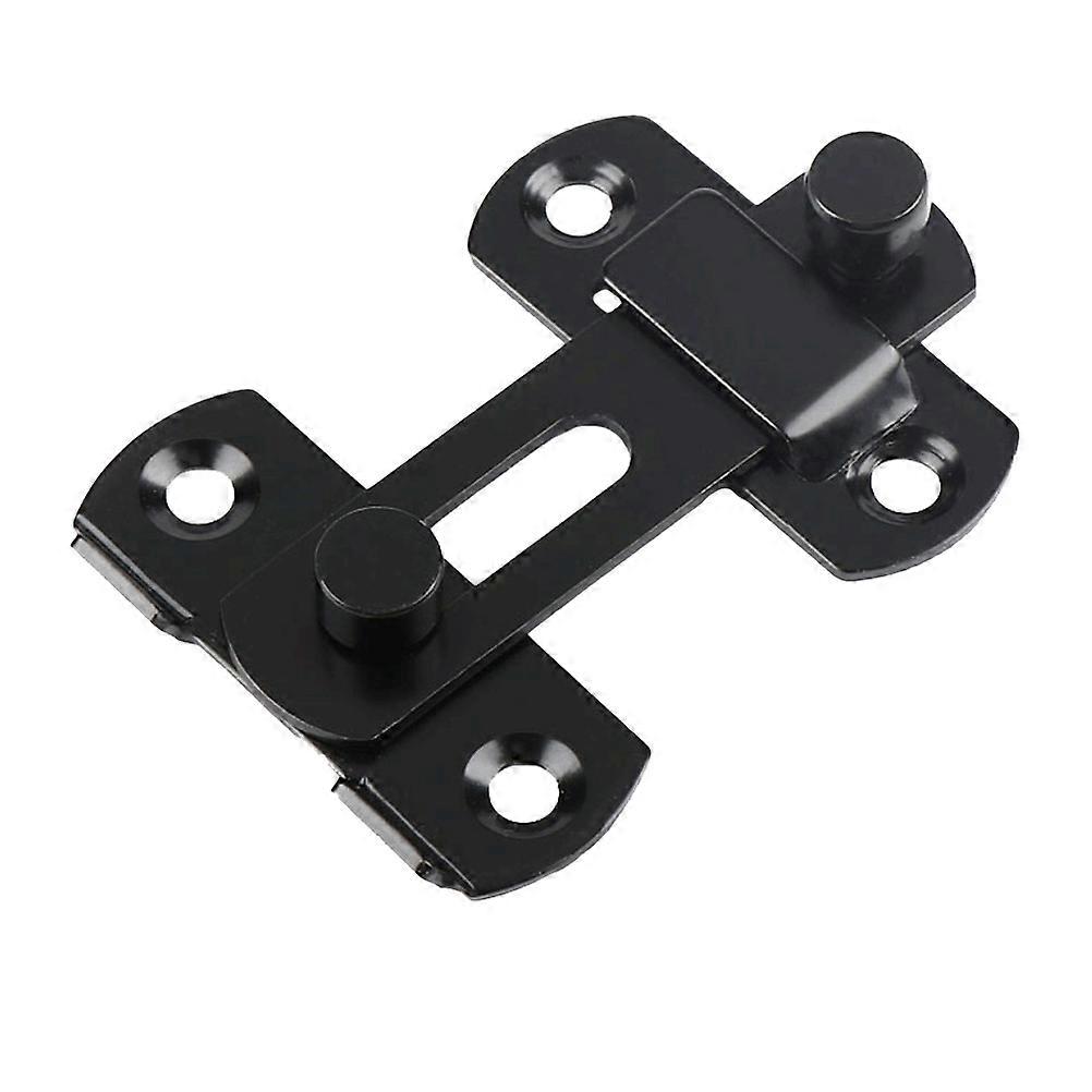 Stainless Steel Sliding Door Lock for Window Use Black Color Durable Material Fits Doors and Windows