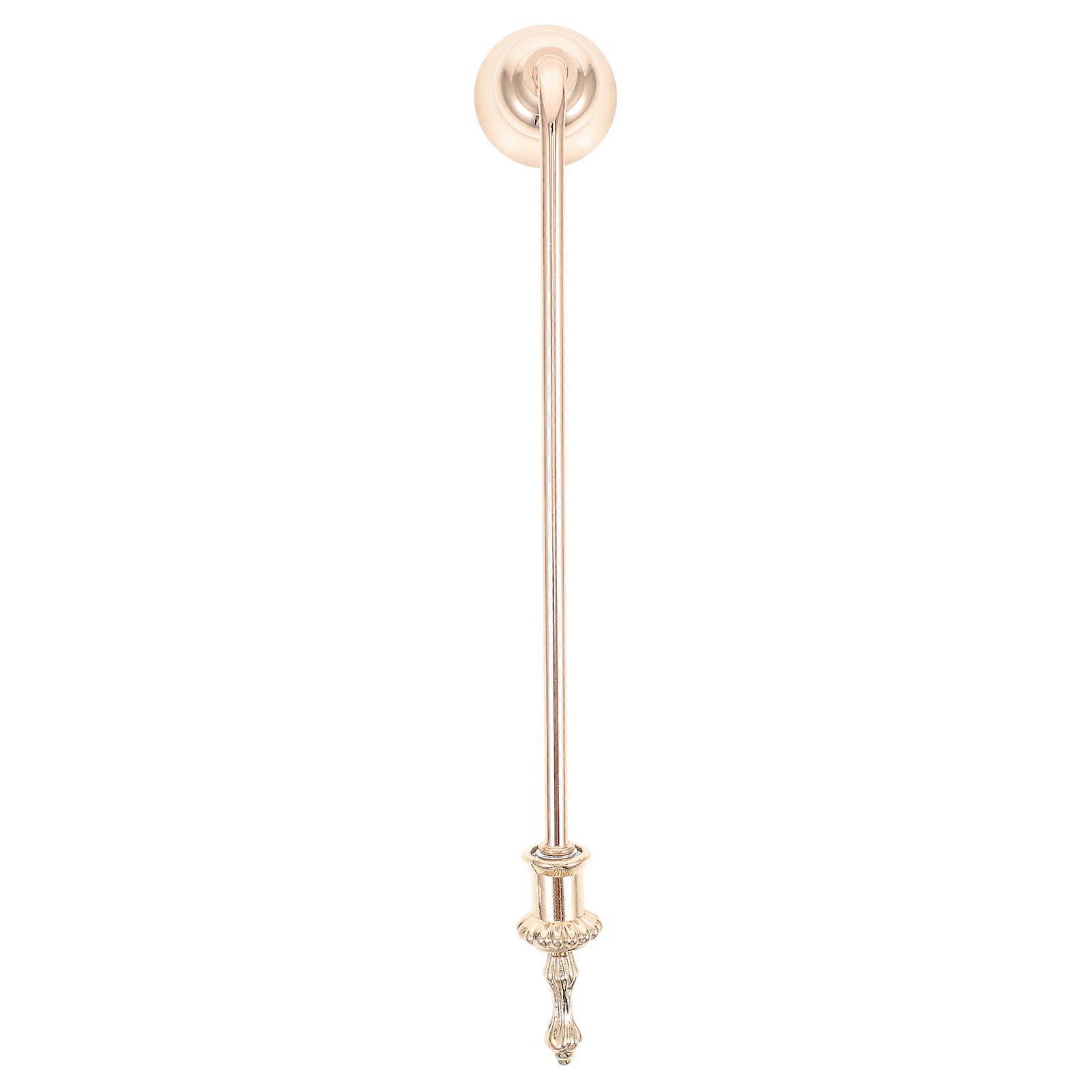 The **Long Handled Candle Snuffer with Wide Head** is a practical and accessory designed to safely and efficiently extinguish candles without the