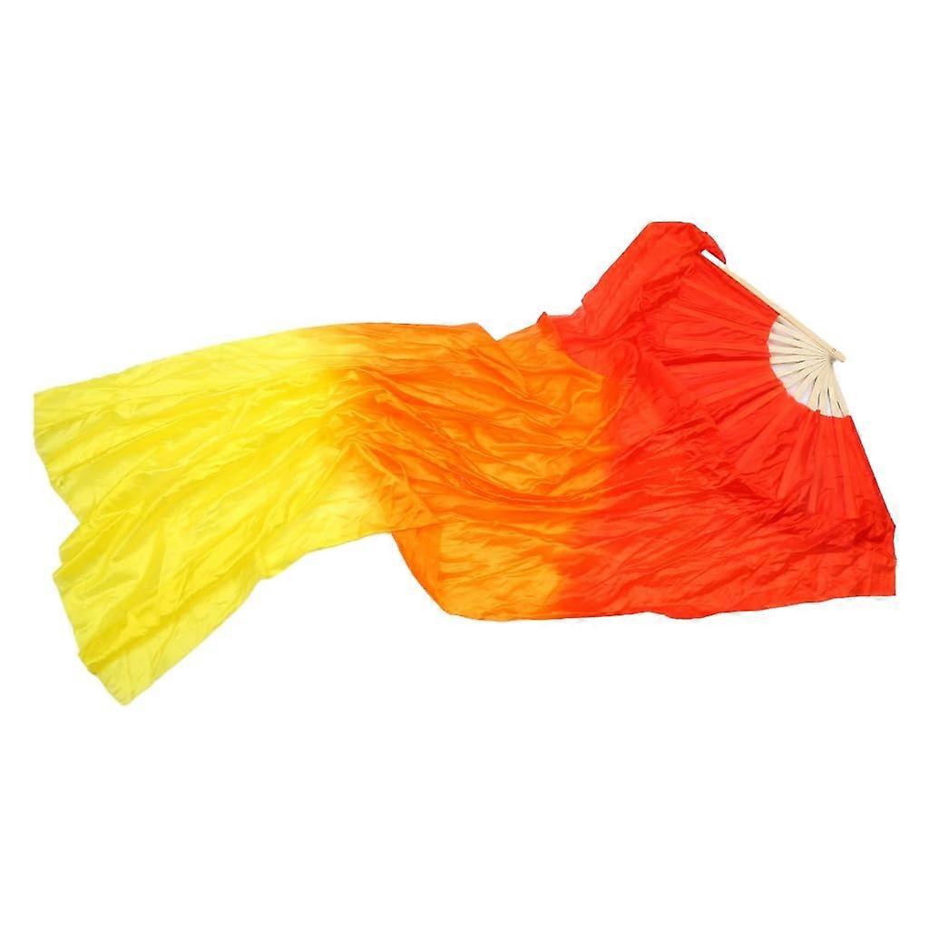 Belly Dance Fans, Home Decoration, Silk Fabric, Long Flexible Dance Veils for Performances and Practice