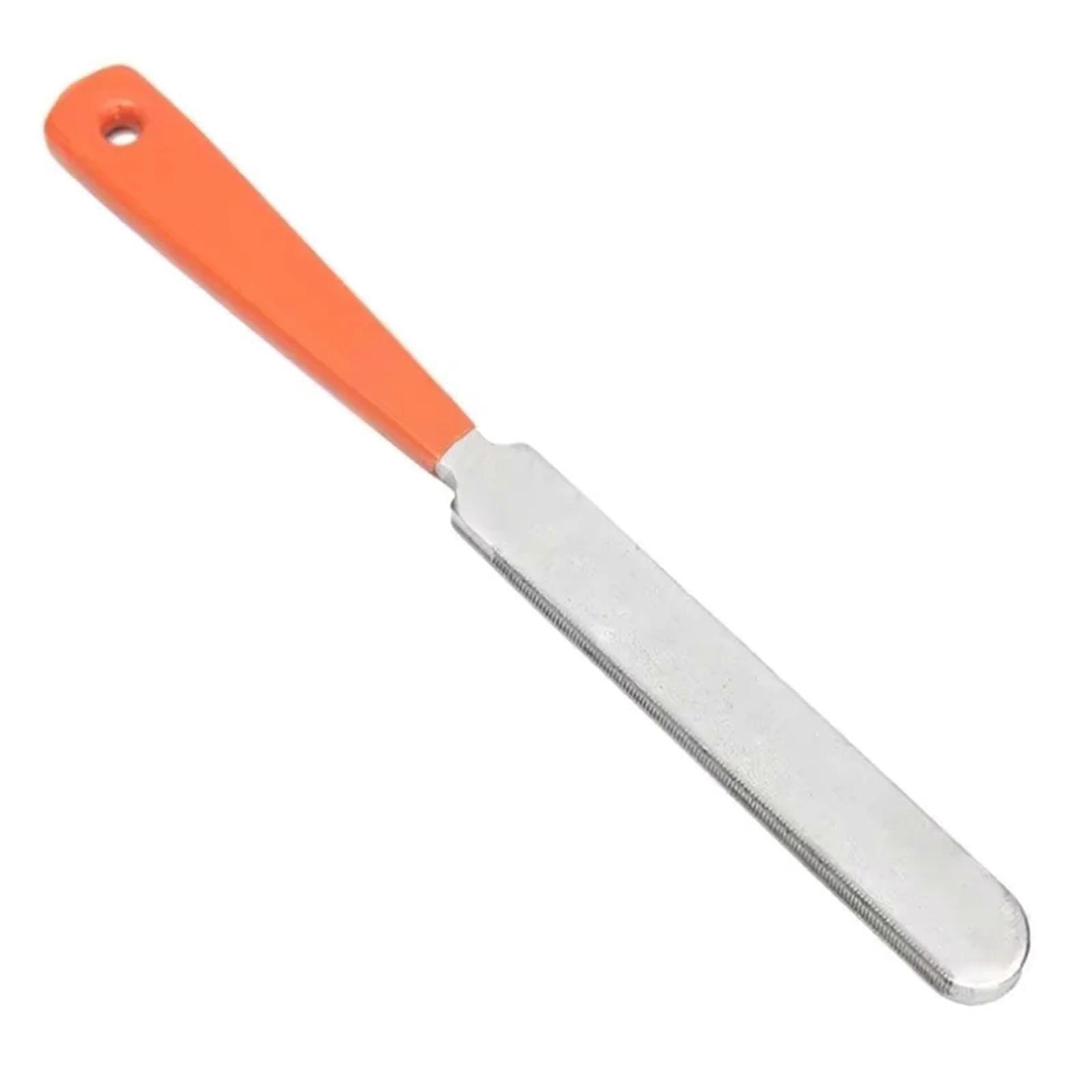 Professional Guitar Fret Polisher Nonslip Handle Portable Fret Dressing Tool for String Instrument Repair Multicolor