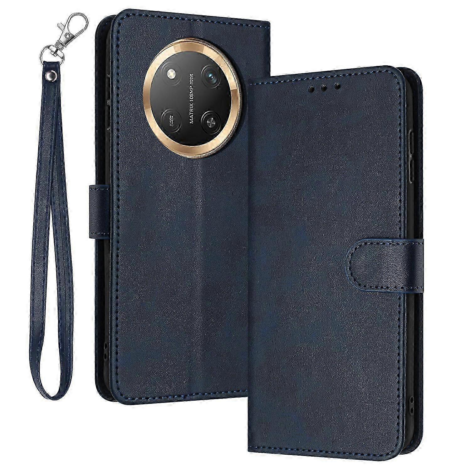 Flip Stand PU Leather Wallet Phone Cover Case for Compatible Devices