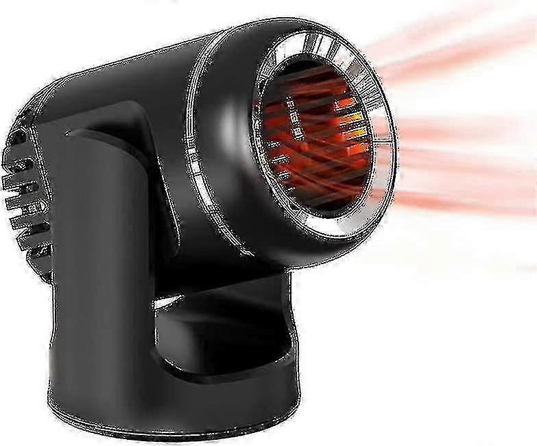 Portable Auto Heater Fan for Fast Heating and Adjustable Cooling for Vehicle Windshield Defogging