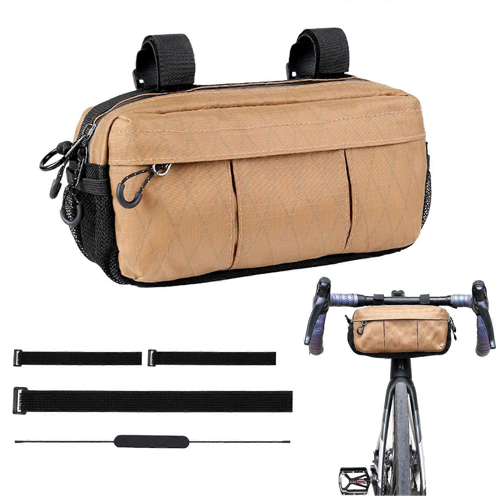 Bicycle Handlebar Bag, Fabric, Ideal for Touring, 10.2 x 3.5 x 3.85 Inch