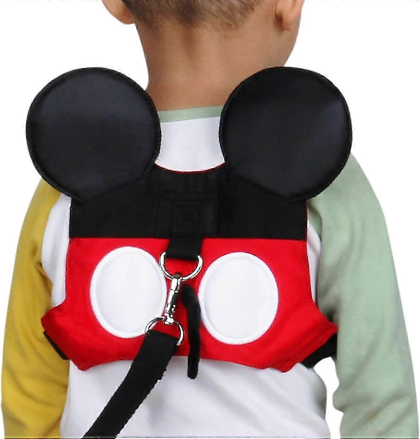 Mini Safety Harness Strap for Baby and Toddler Walking (Red)