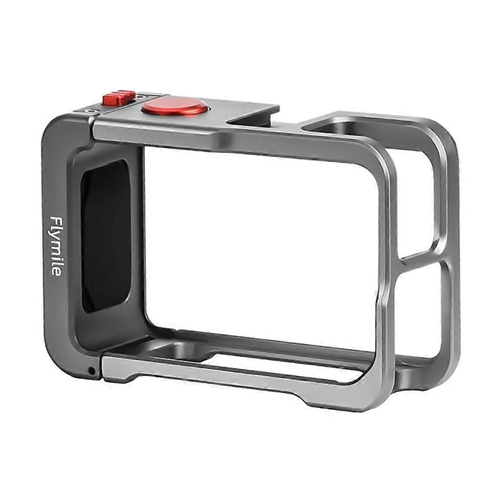 FLYMILE Camera Cage Compatible For DJI Osmo Action 5 Pro / Action 4 / Action 3 Metal Protective Frame Mounts Rabbit Cage