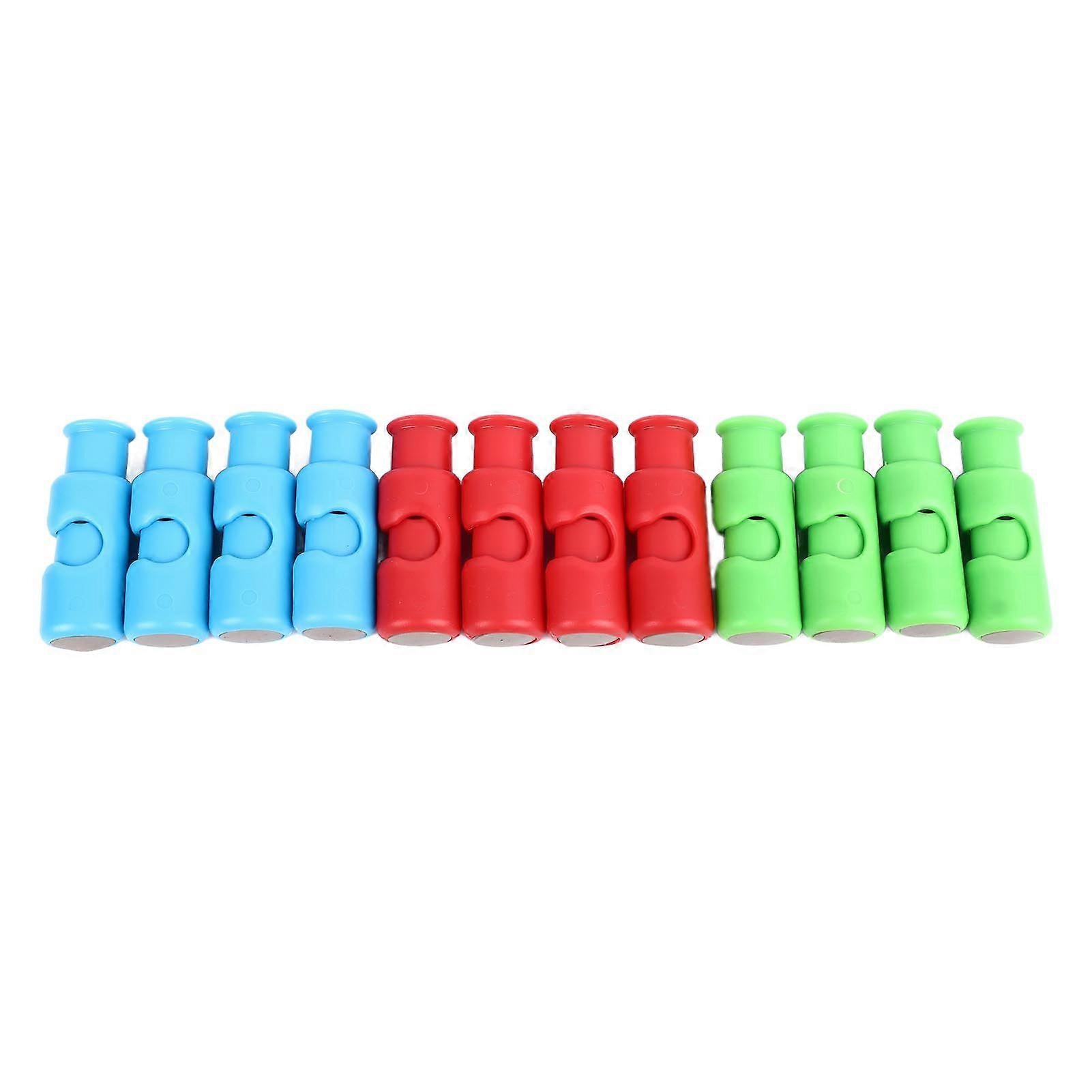 2025 Latest Model  12Pcs Bread Bag Clips Sturdy ABS Plastic 3 Colors Easy