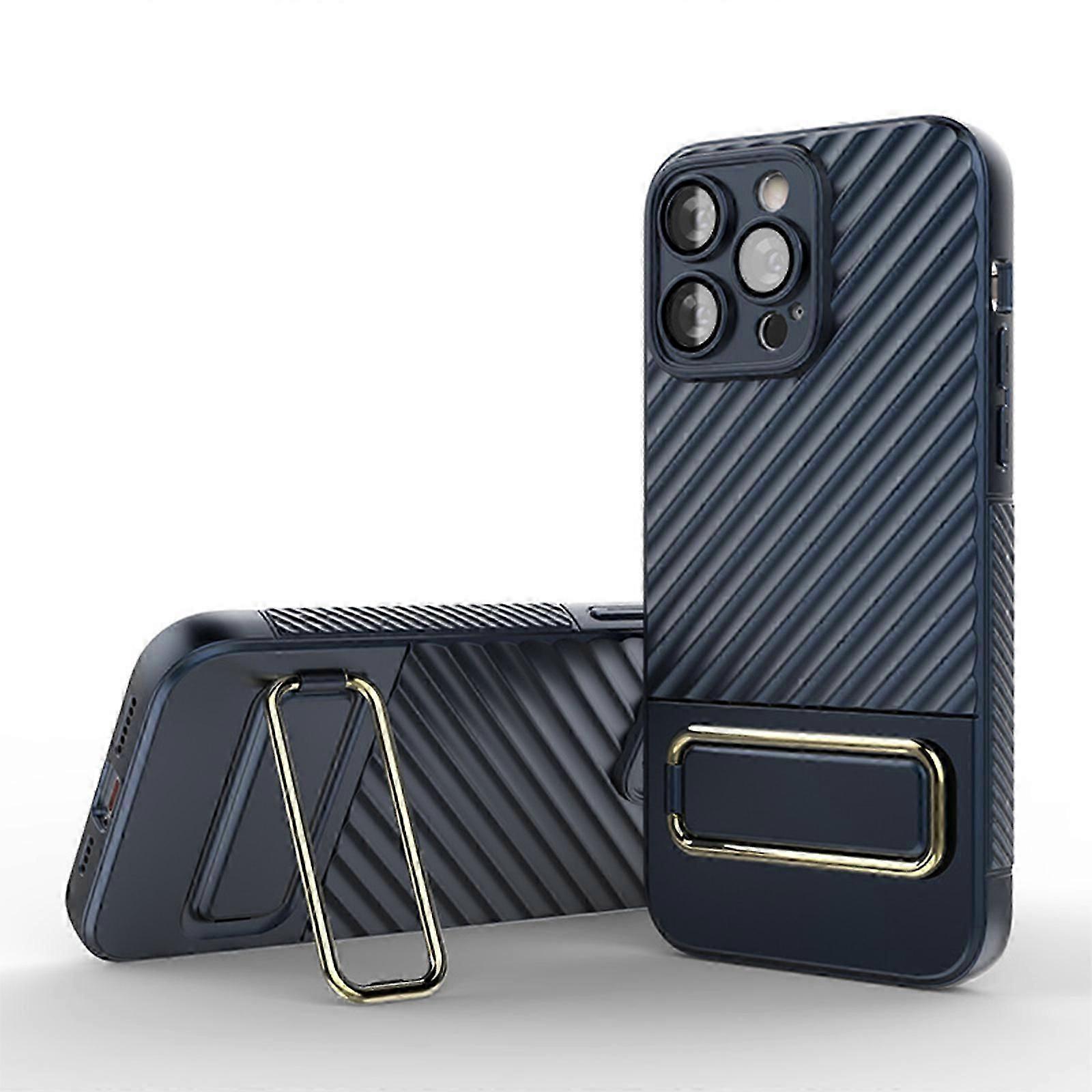 for iPhone 15 Pro Max/ 15 Ultra Case with Invisible Stand, Shockproof Phone Cover for iPhone 15 Pro Max/ 15 Ultra