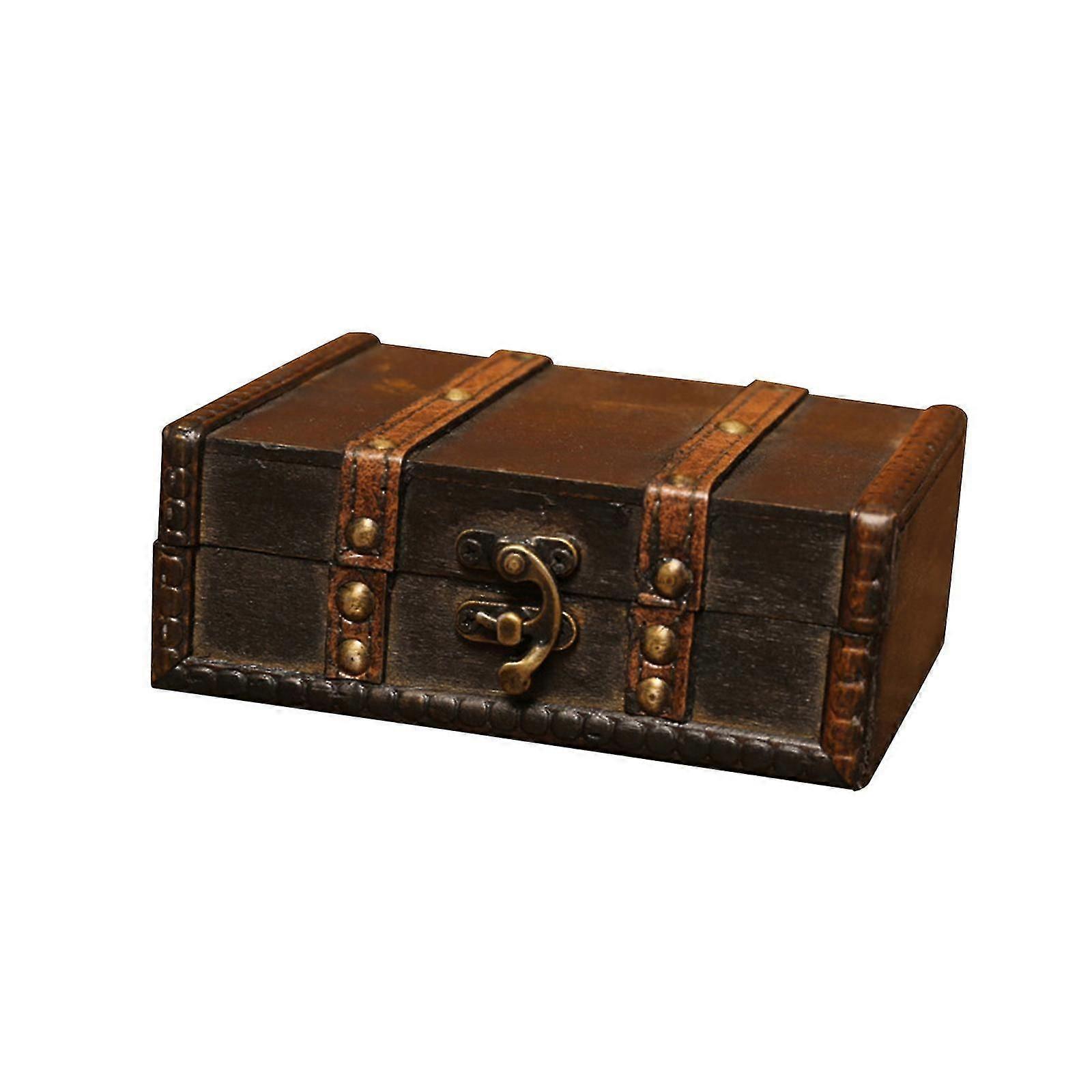 Treasure Box Smykker Container Pyntegjenstand Organizer for øredobber Hårnåler Style A