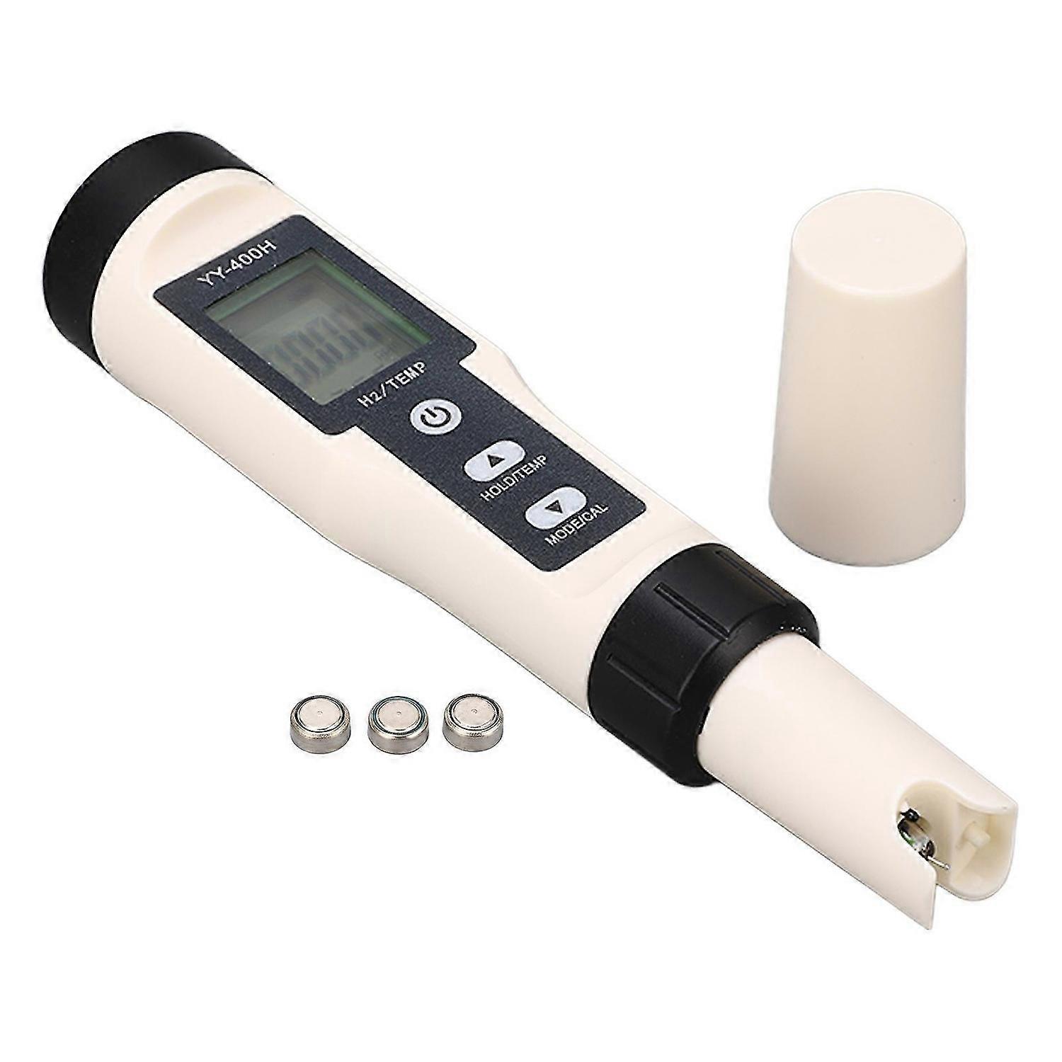 H2 Meter Digital Hydrogen Tester Analyzer Portable Water Quality Temp Test Pen with Backlit