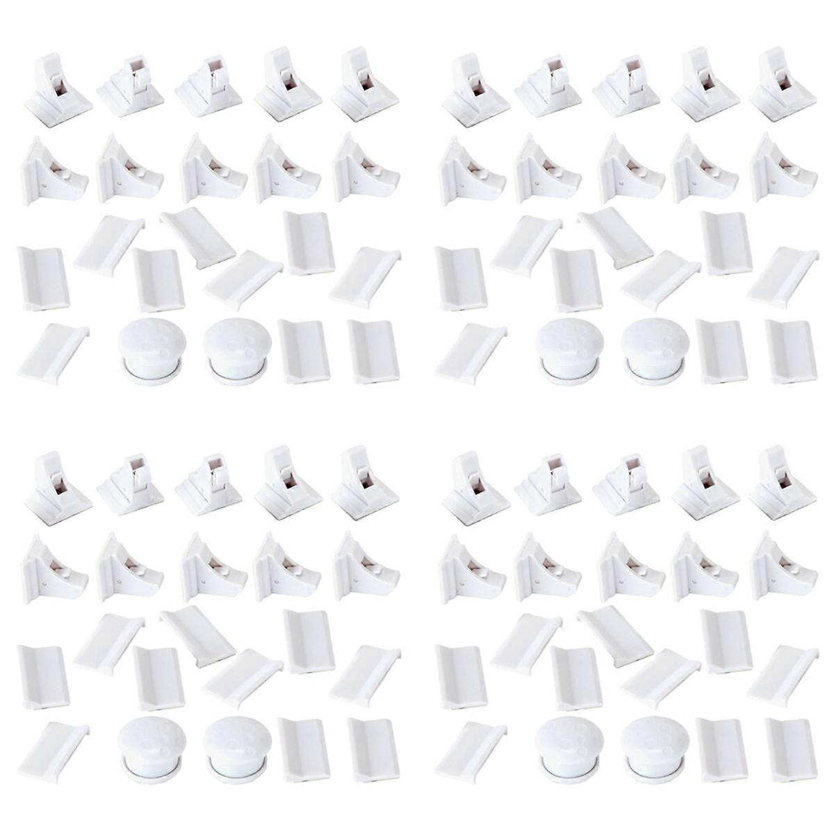 10+2 Magnetic Cabinet Locks Child Proof Cupboards Drawer