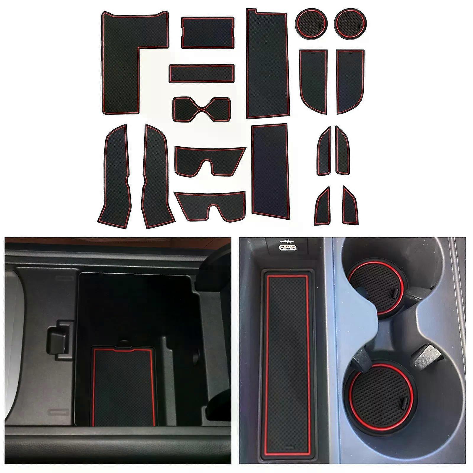 RUIYA for Acura RDX 2022 Car Door Groove Mat Anti-slip Slot Pad Auto Interior 2022 Acura RDX Accessories