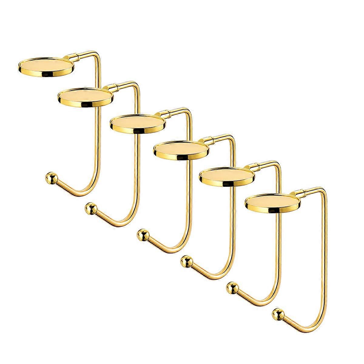 Mantel Stocking Holders Stobok Christmas Stocking Clips Golden Non-Slip Zinc Alloy Home Use 6Pcs