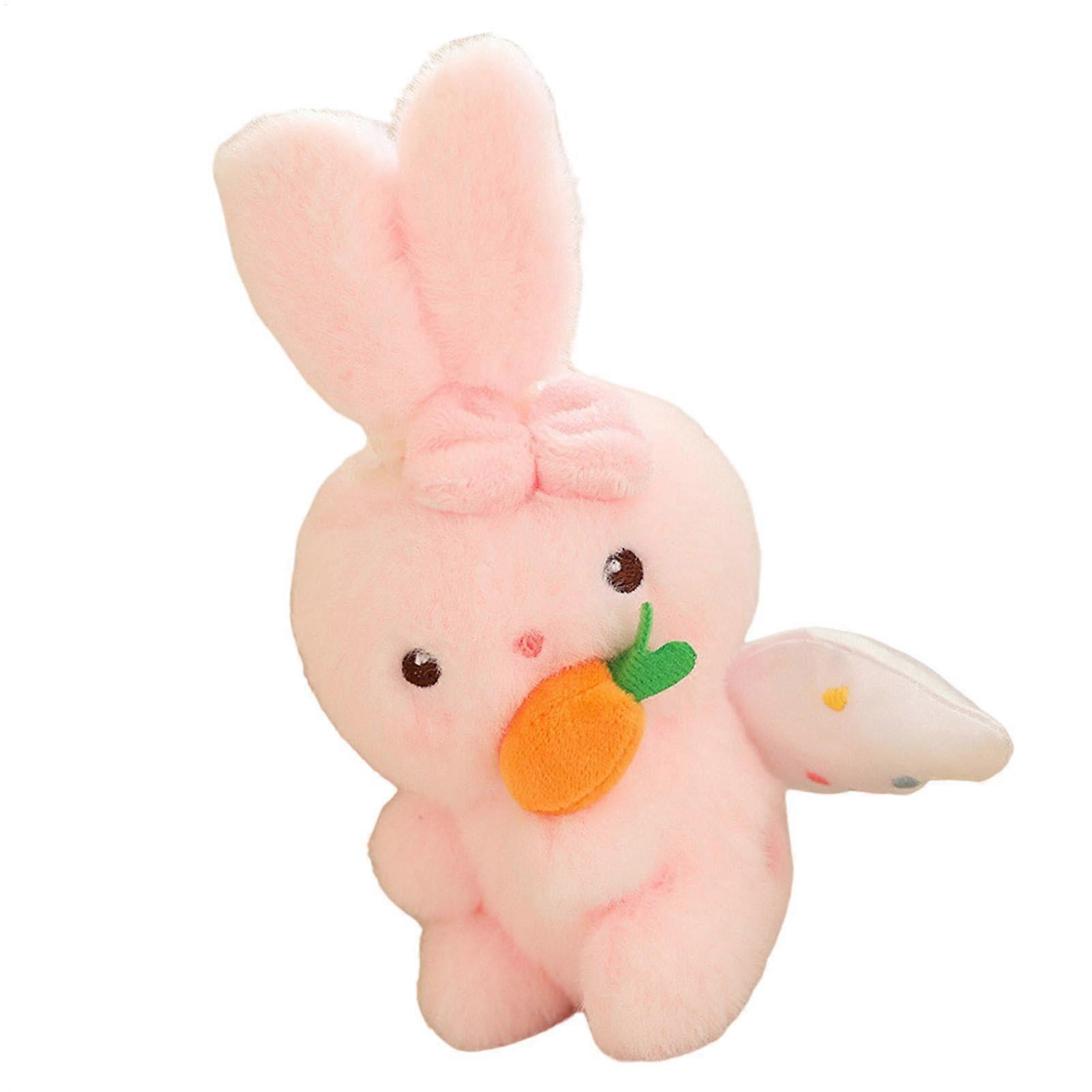 Pull String Plush Toy With Wings - Soft Plush Stuffed Animal For Kids - Winged Plush Gift - Ribbit Home Decor Ref 2817