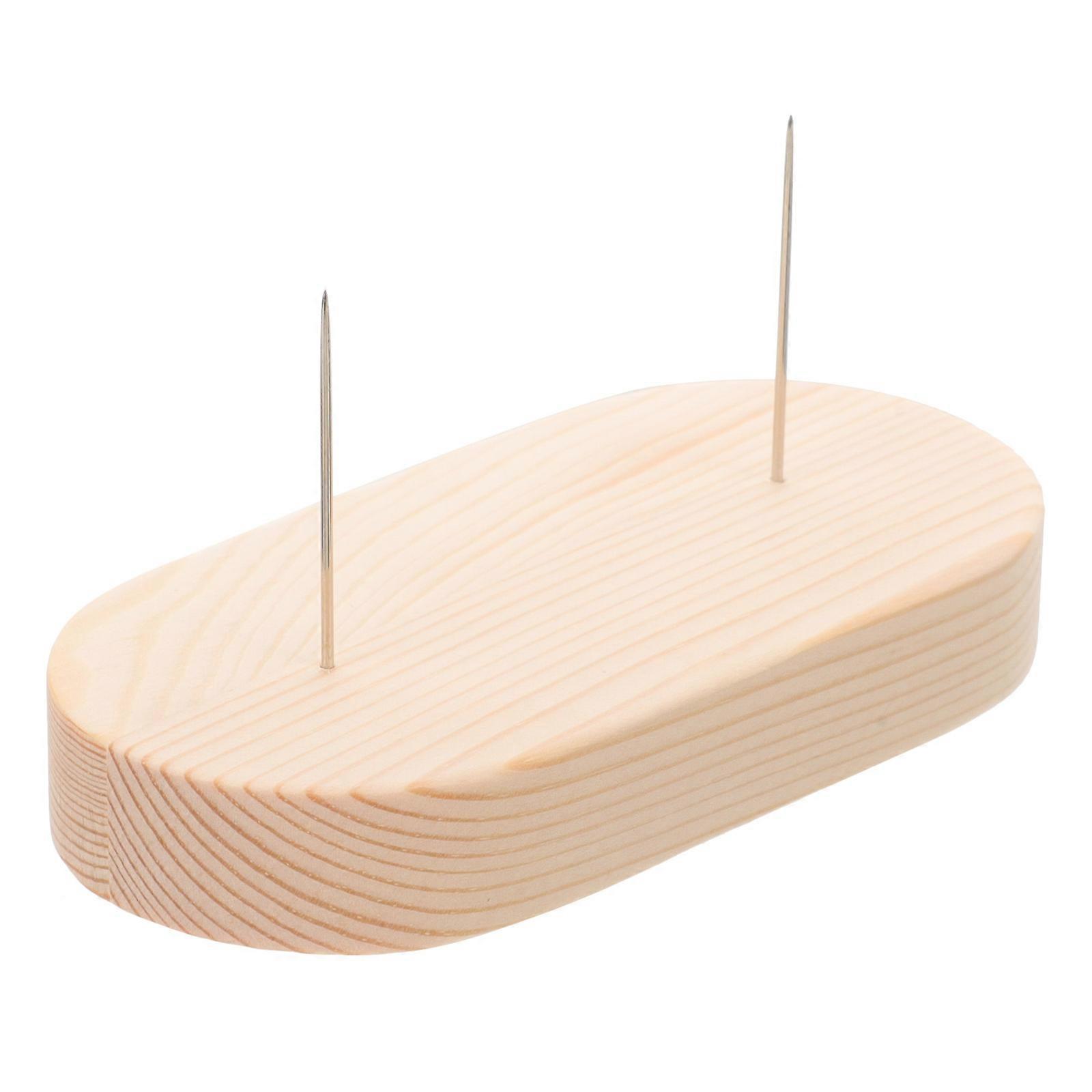 Figure Display Stand Stainless Steel and Wood Materials for Artists Felting Animal Dolls 1Set