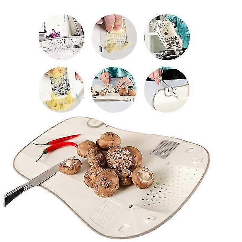 Multifunctional chopping board foldable chopping board draining chopping board chopping board antibacterial anti-mildew plastic chopping board