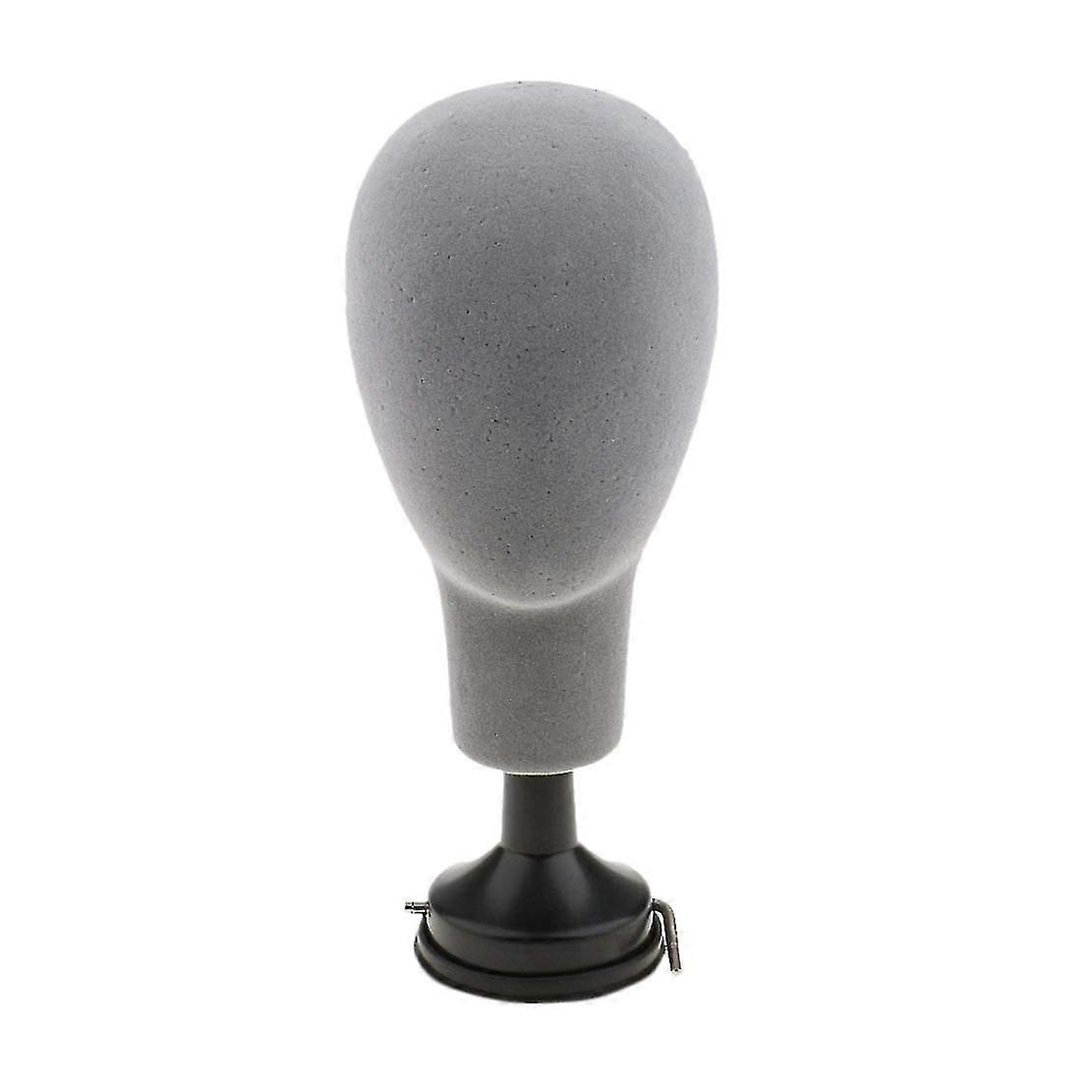 Flocking Foam Mannequin Head for Wig Display with Glasses & Hat Photography Prop