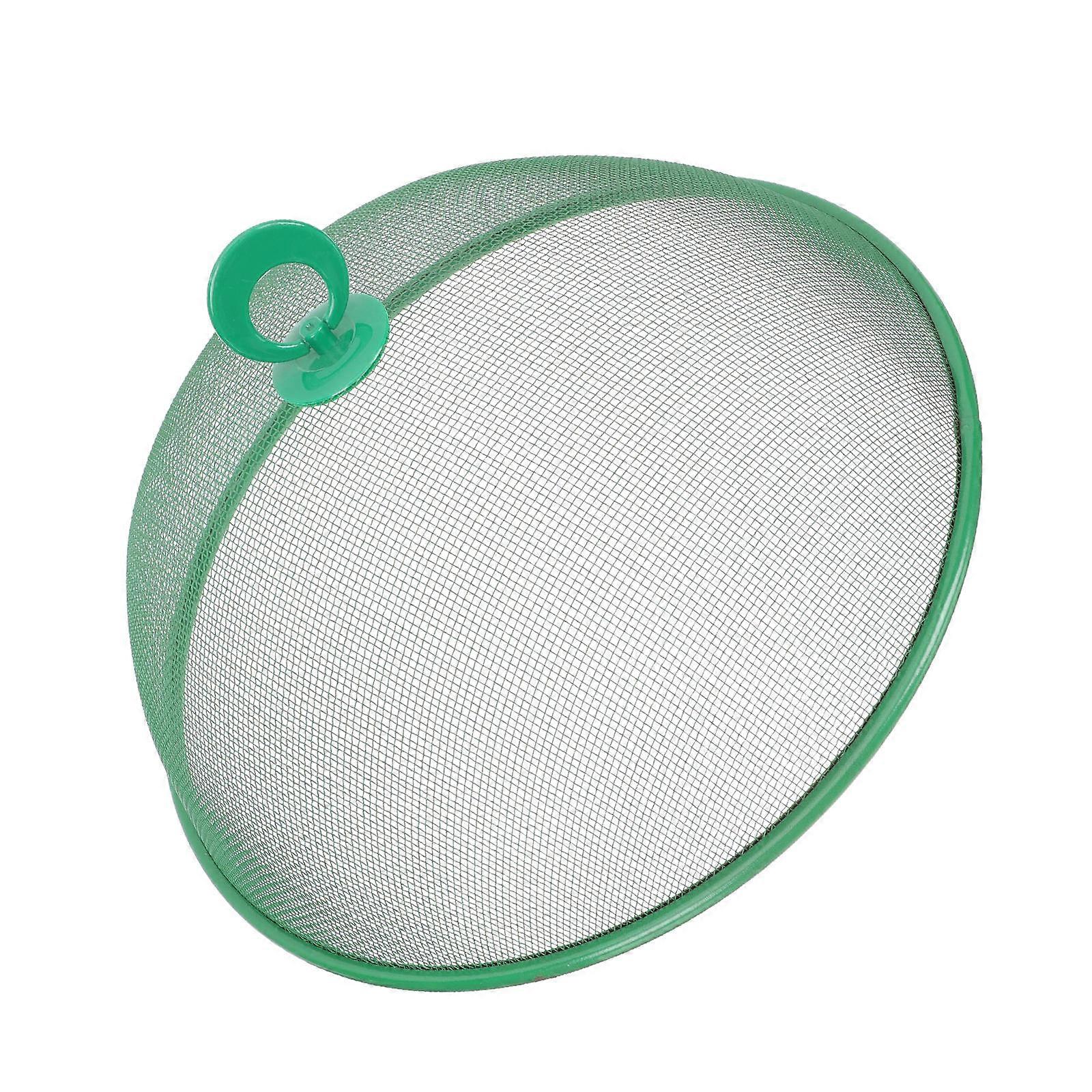 Reusable Round Food Cover with Handle for PP Metal Protects from Insects Dust Fly Keeps