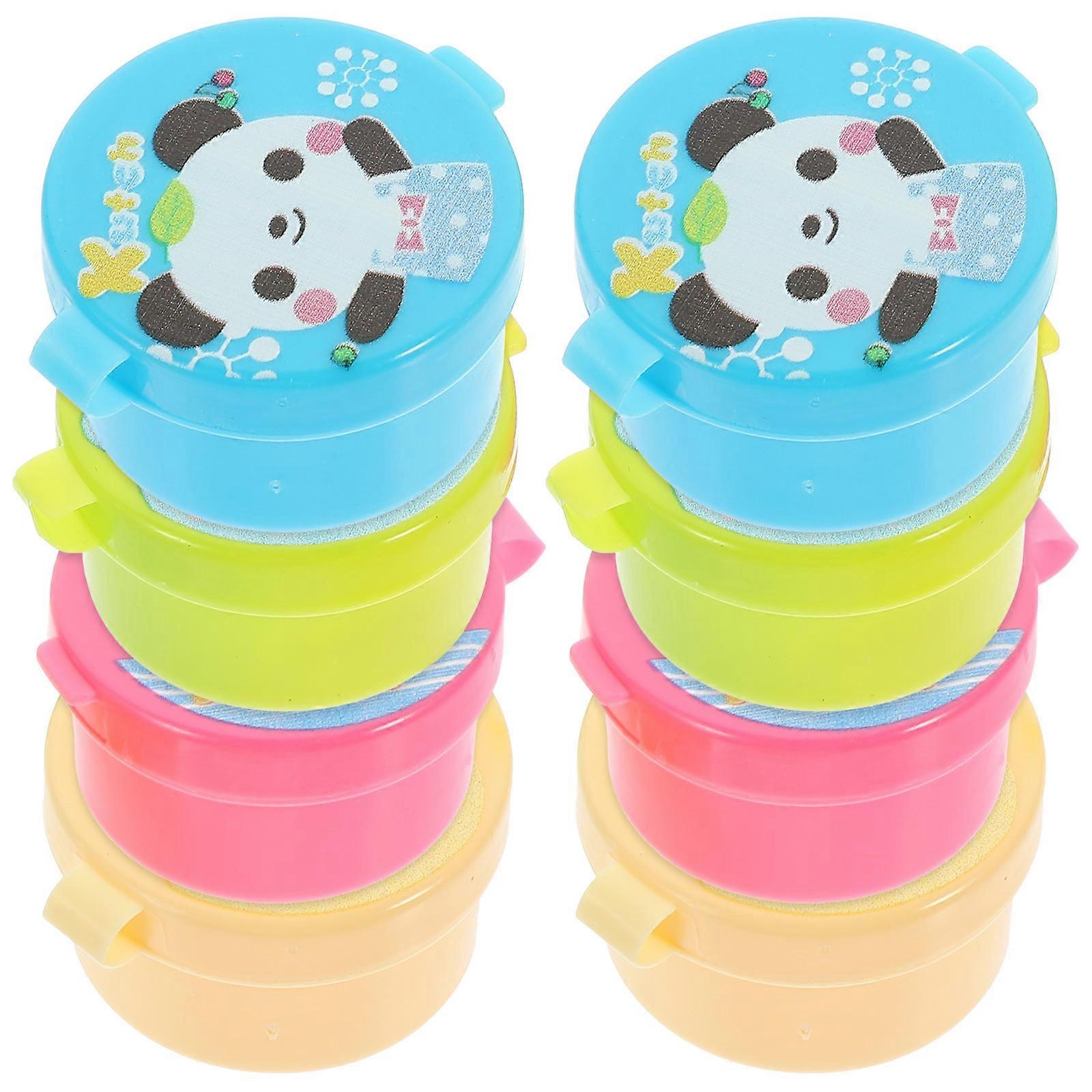 Condiment Boxes Portable Sauce Container Sealed Dustproof Leak-Proof Simple Classic Shape 8Pcs