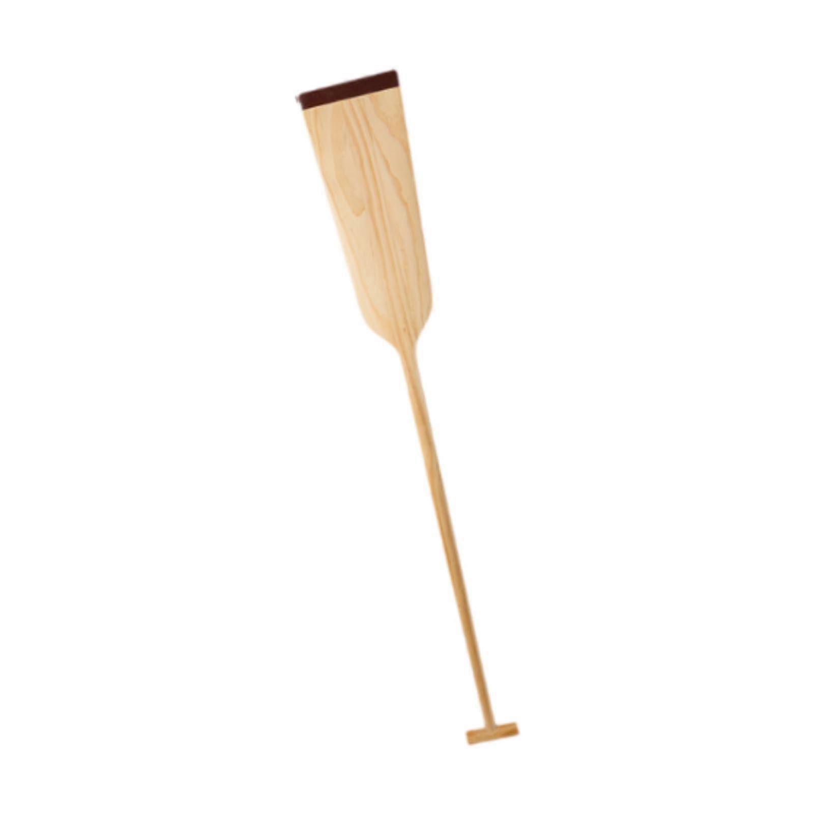 quality wooden oar for outdoor adventure, ergonomically shaped handle, 125cm.