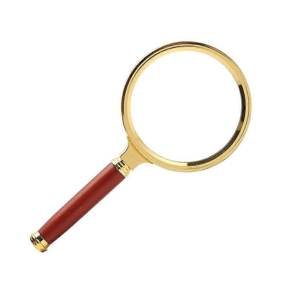 Metal Hand Reading Glass for Old Men 10 Times Reading Resolution Optical Glass Mirror 165 x 80 x 14 mm Needed
