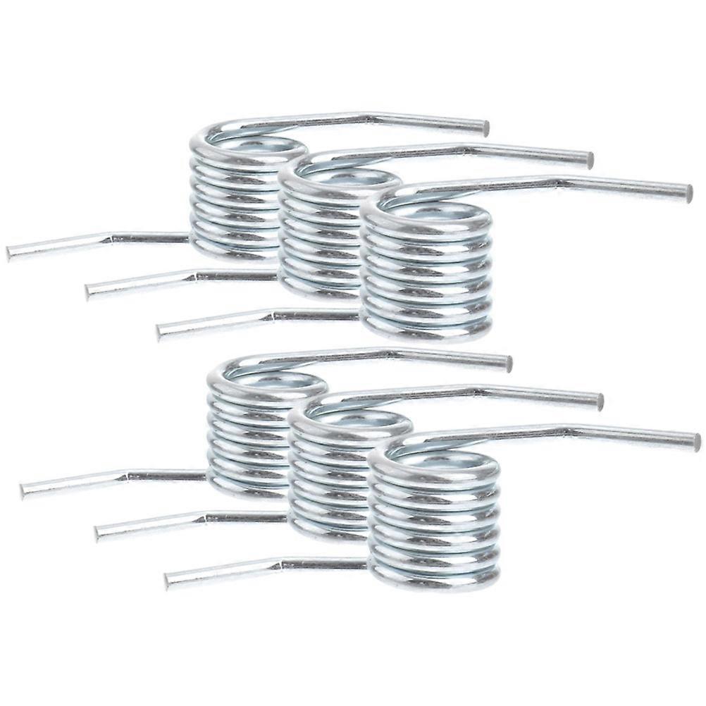 Horizontal Jack Floor Jack Handle Spring White 10.50X3.00X2.50CM Stability 6Pcs