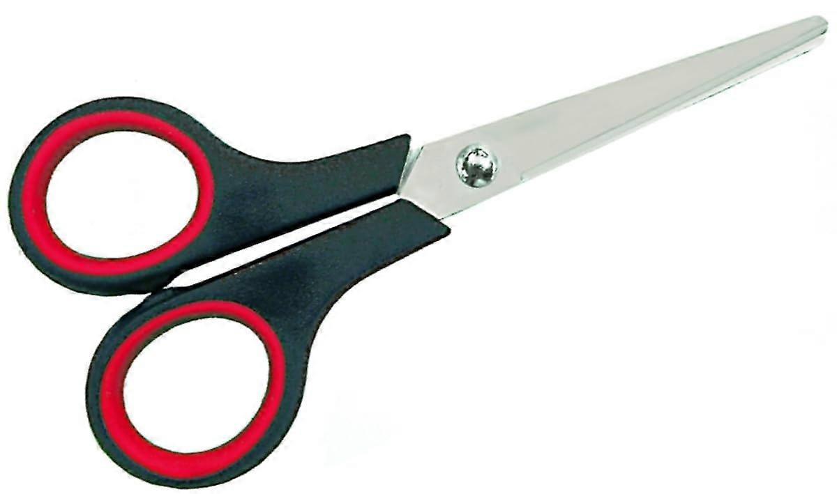 Universal Scissors Round 13.5 cm Red