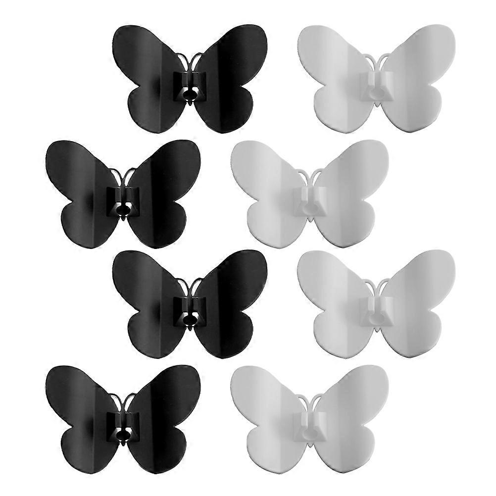 Self-Adhesive Cord Management Butterflies Cord Organizer Cable Management Holders Soft Gel Classic Color 10X7X1.5CM 8Pcs