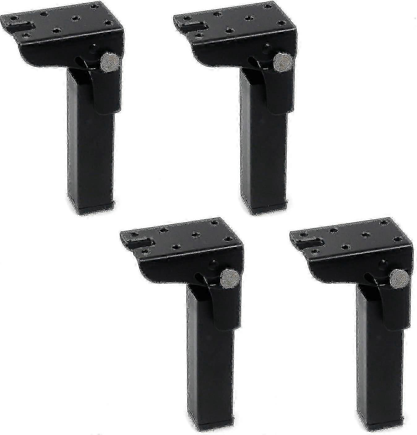 Folding Table Legs 140mm/5.51" Height Iron Locking Hinge 90 Degree Foldable