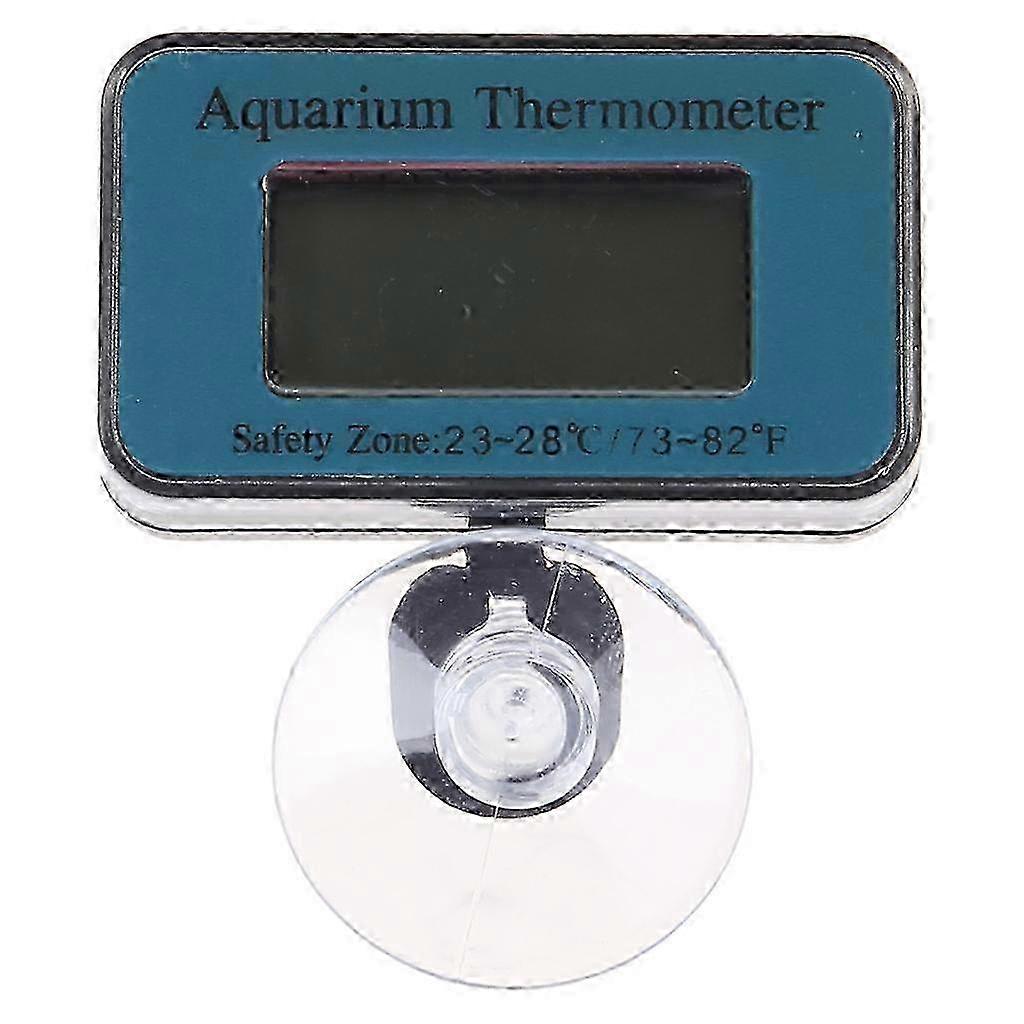 LCD Digital Submersible Aquarium Thermometer with Suction Cup - Accurate Temperature Reading for Fish Tanks & Aquatic Environments