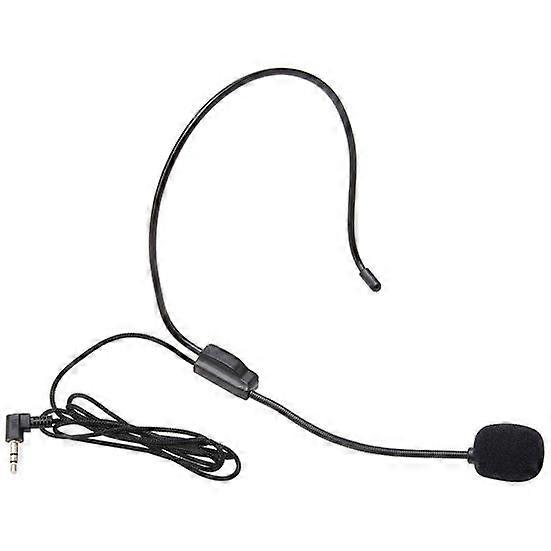 Portable 3.5mm Plug Headwear Microphone Voice Amplifier for iPhone Windows PC