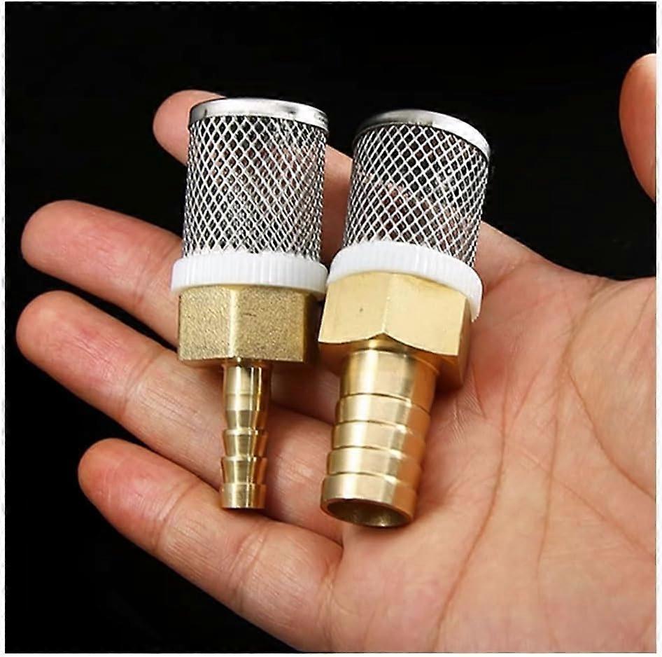 Garden Hose Filter, Pipeline Filter, 619 mm, Brass Strainer, Stainless Steel Mesh Filter (8 mm)