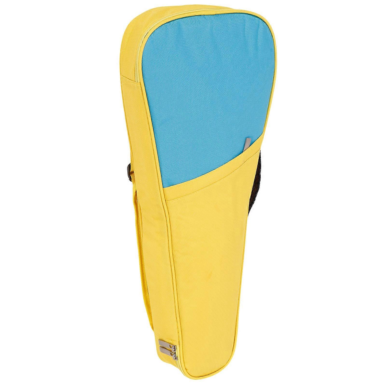 Ukulele Bag Protective Carrying Case For Ukuleles Travel Performances Yellow 25.6X10X3.1In 1Pack