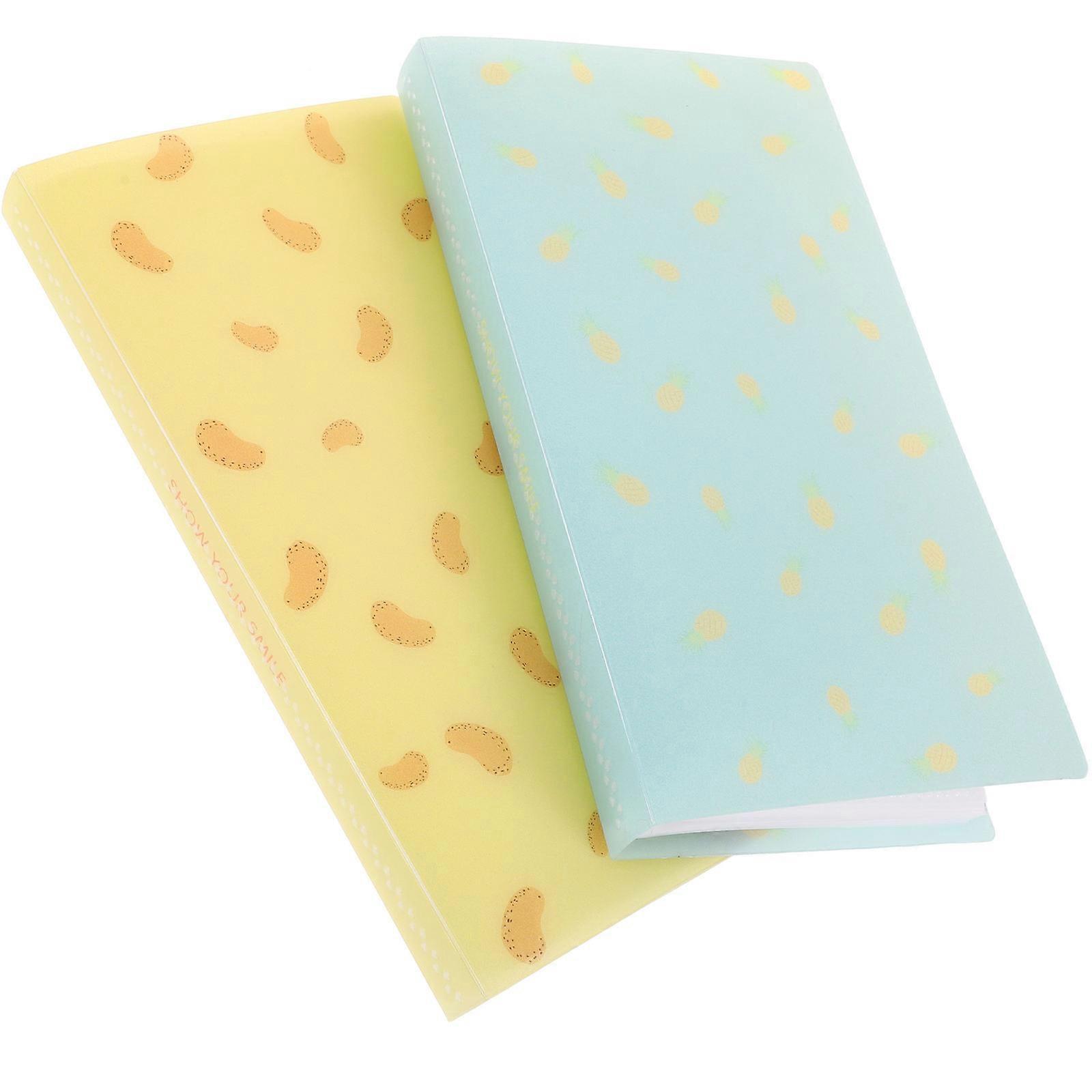 Nail Display Book With 120 Slots For Storing Nail Art Decals 19.3X11.5CM Easy Use For DIY Projects 2Pcs