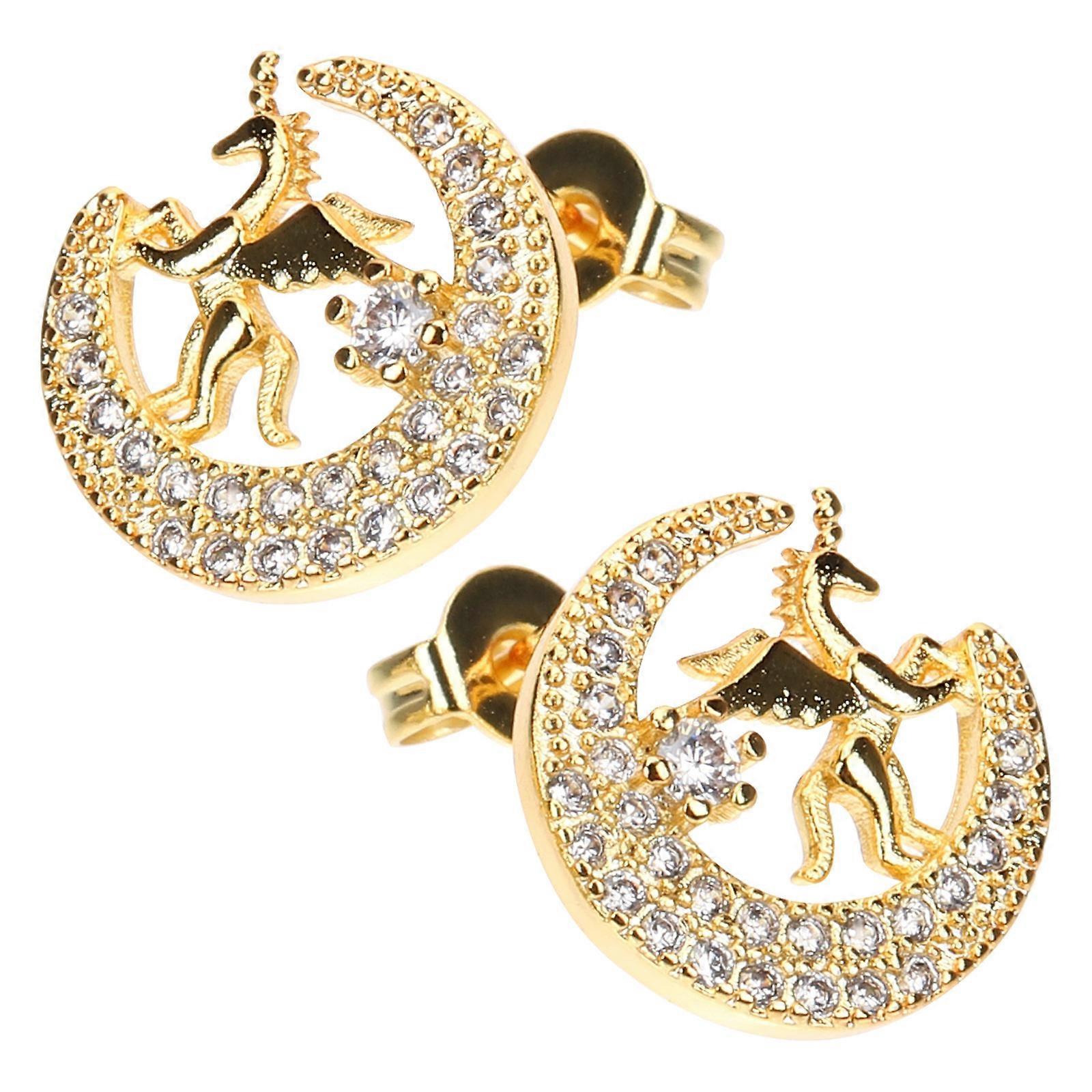 a polished and engaging product description based on your input:
✨ **Cute Unicorn Earrings – Lightweight Studs for Every Chic Occasion** ✨
Add a