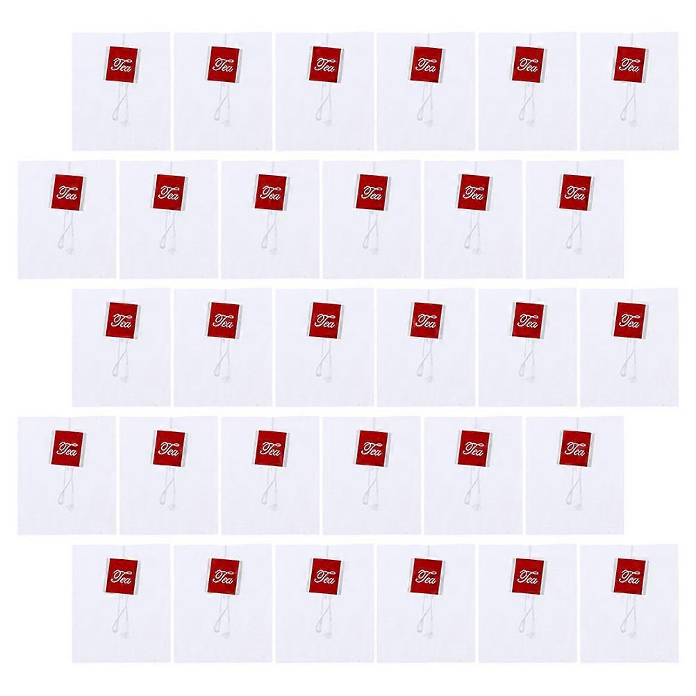 Nylon Tea Bags Water Permeability For Loose Leaf Tea Home Users Rectangular Shape Network Structure 100Pcs