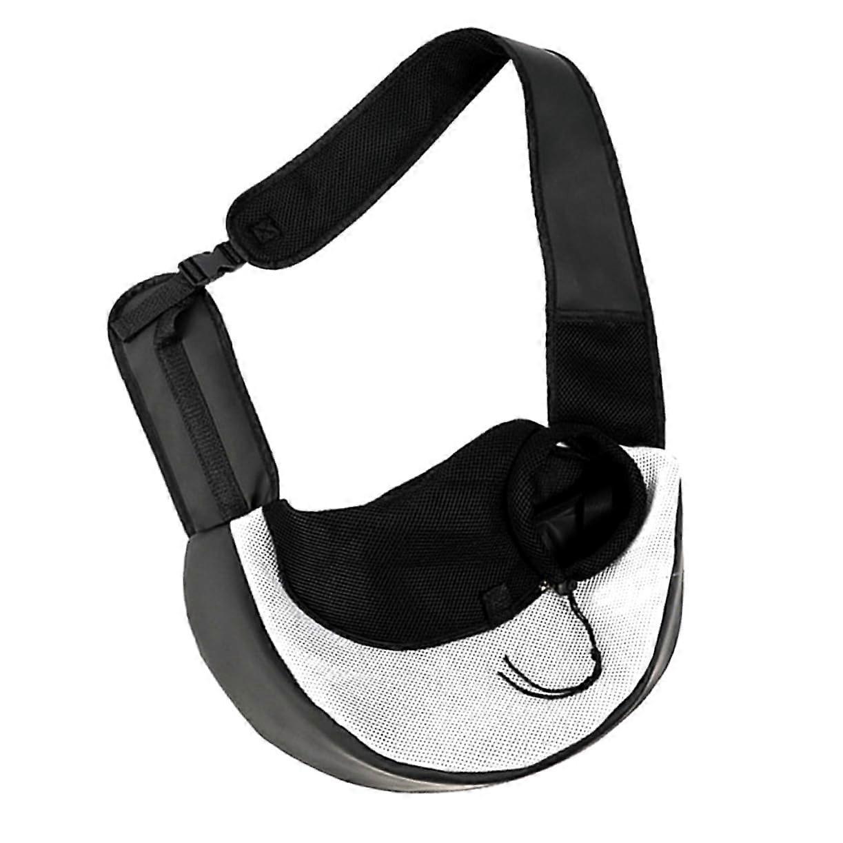 Foldable Pet Carrier Bag, Breathable Shoulder Sling For Small Dogs, Adjustable Strap, Random Strap Color