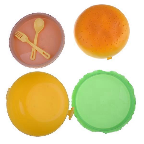 Portable Round Shape Three-tier Food Storage Container For Meal Time Use Suitable For Workers In Chocolate Color 1Pcs