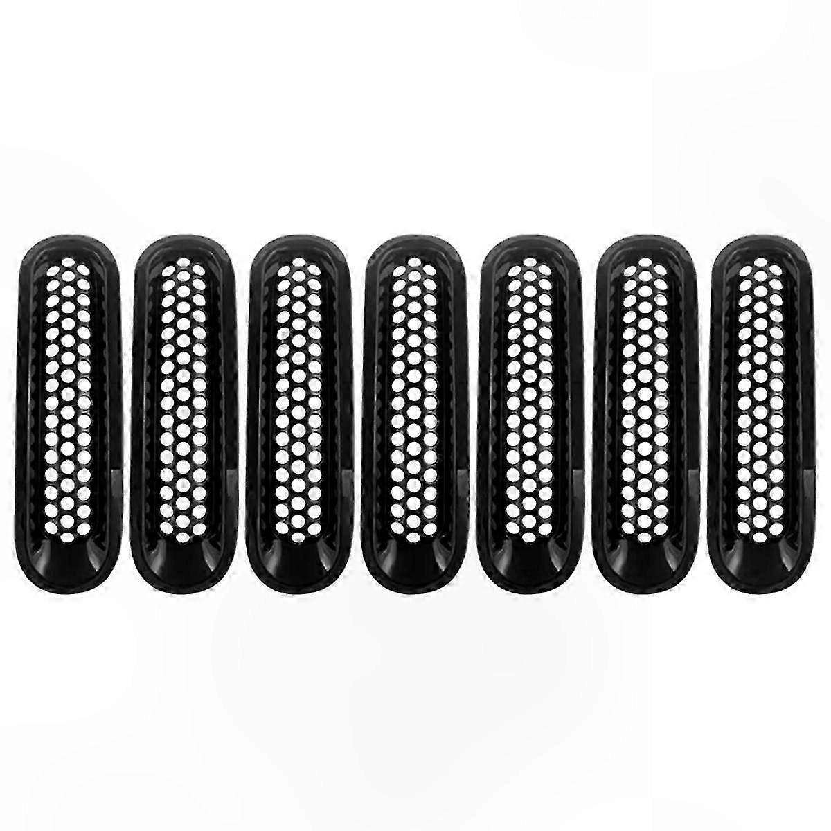 7-Piece Insect Net for Front Grille Mesh Guard Compatible with Jeep SUV Models