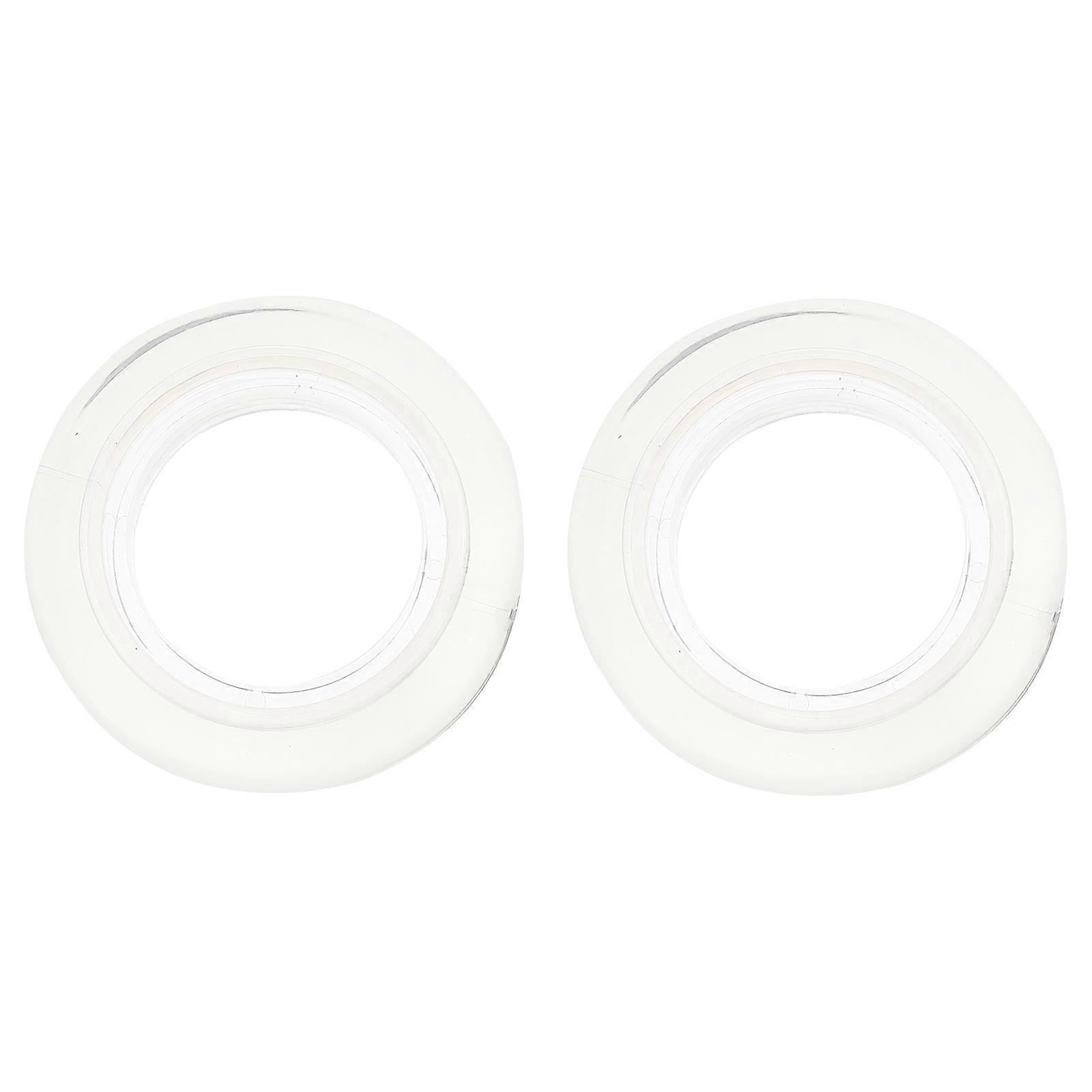 Silicone Umbrella Plug Caps Cover 2Pcs Wind Resistance Outdoor Use Durable Transparent Table Umbrella Accessories 6X6X1cm