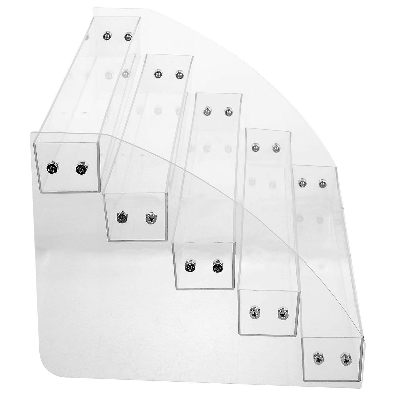 Sunglasses Display Stand Plastic Eyewear Organizer with 5-Layers Holder