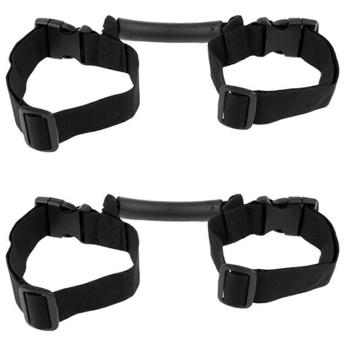 2X Portable Scuba Diving Tank Handle Air Cylinder Carrier Bottle Holder Strap Adjustable Diving Acce